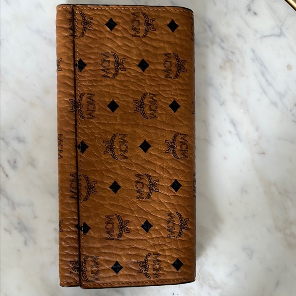 MCM Brown Leather Wallet